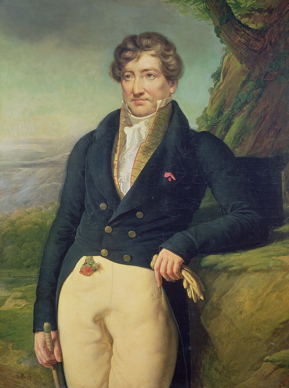 Portræt af den franske zoolog og palæontolog, Georges Cuvier (1769-1832) af Marie Nicolas Ponce Camus