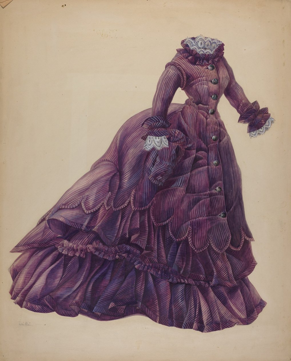 Dukkekjole, ca. 1939. af Marie Alain