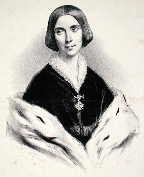 Madame Catinka de Dietz (litho) af Marie Alexandre (after) Alophe