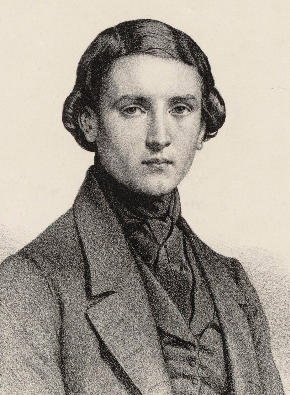 Portræt af organisten og komponisten Louis James Alfred Lefébure-Wely 1817-1869, 1840. af Marie Alexandre Menut Alophe