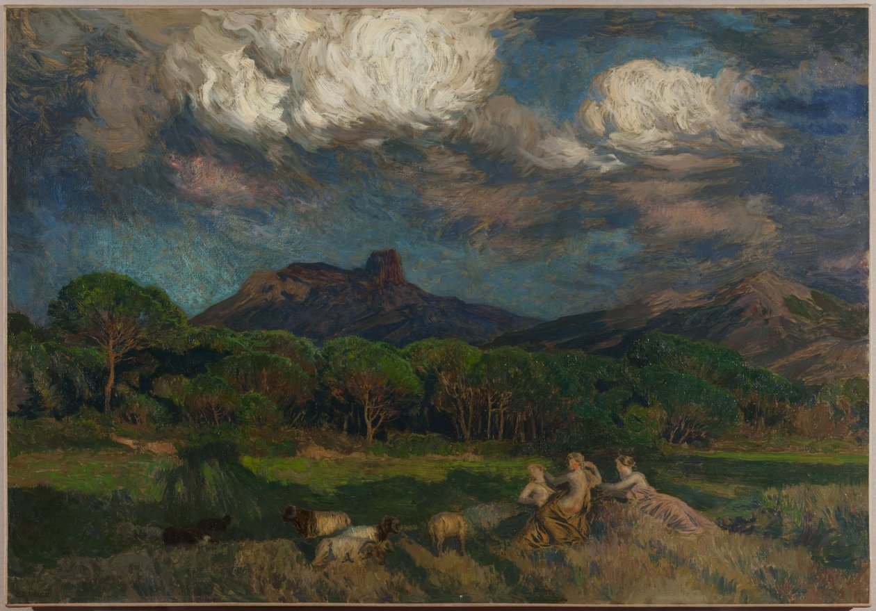 Dryaderne af Marie Auguste Emile Rene Menard