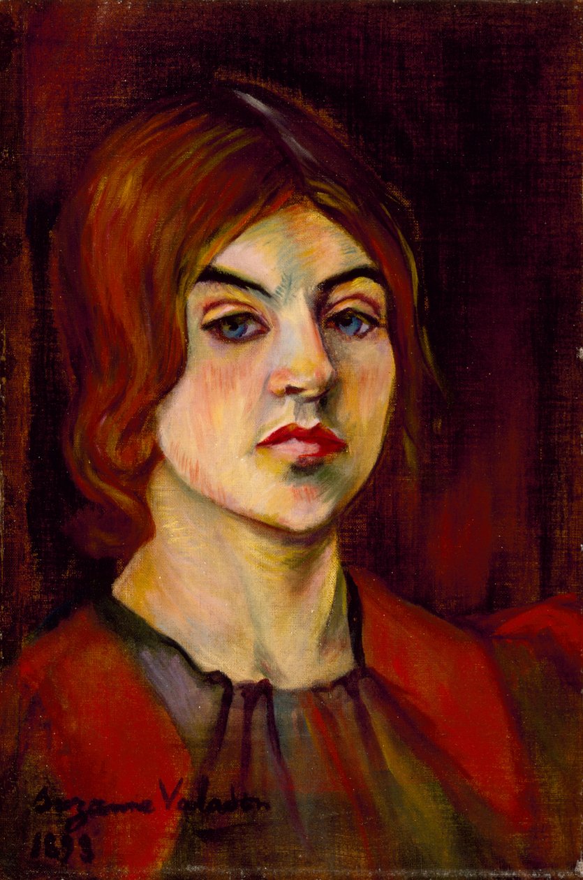 Selvportræt, 1898 af Marie Clementine (Suzanne) Valadon