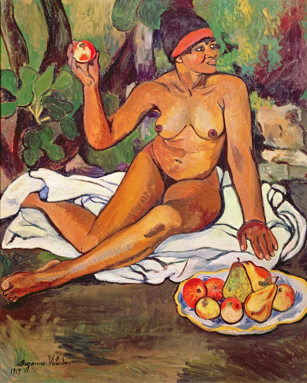 Ung halvkastekvinde af Marie Clementine (Suzanne) Valadon