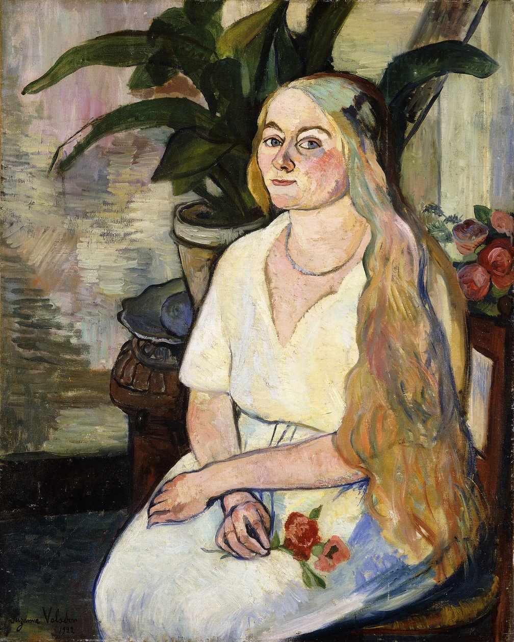Portræt af Germaine Utter, 1922 af Marie Clementine Valadon