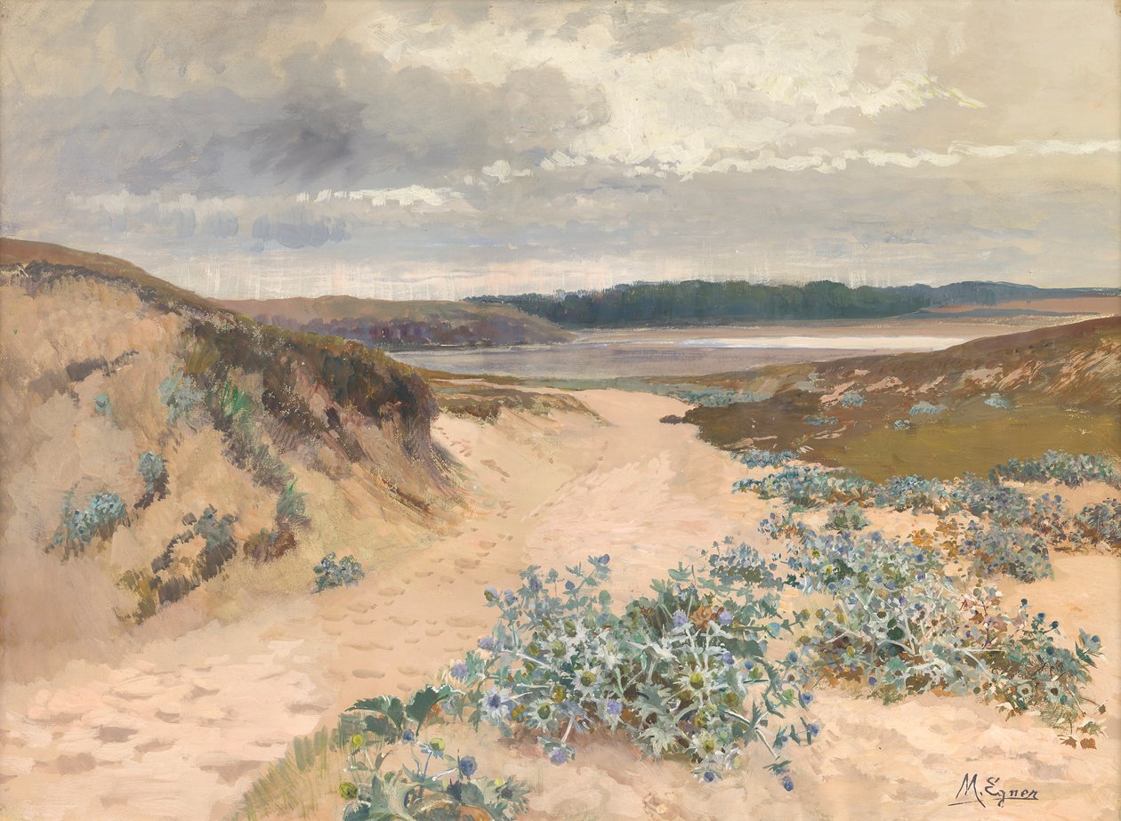 Klitlandskab i Bretagne af Marie Egner