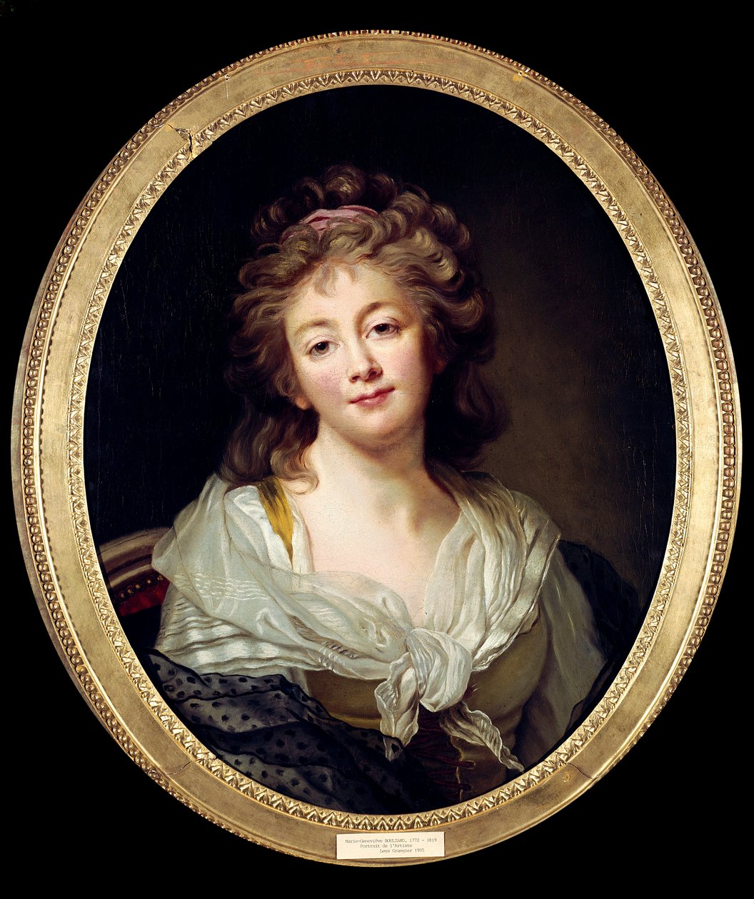 Selvportræt. Maleri af Marie Genevieve Bouliard (1772-1819) af Marie Genevieve Bouliard