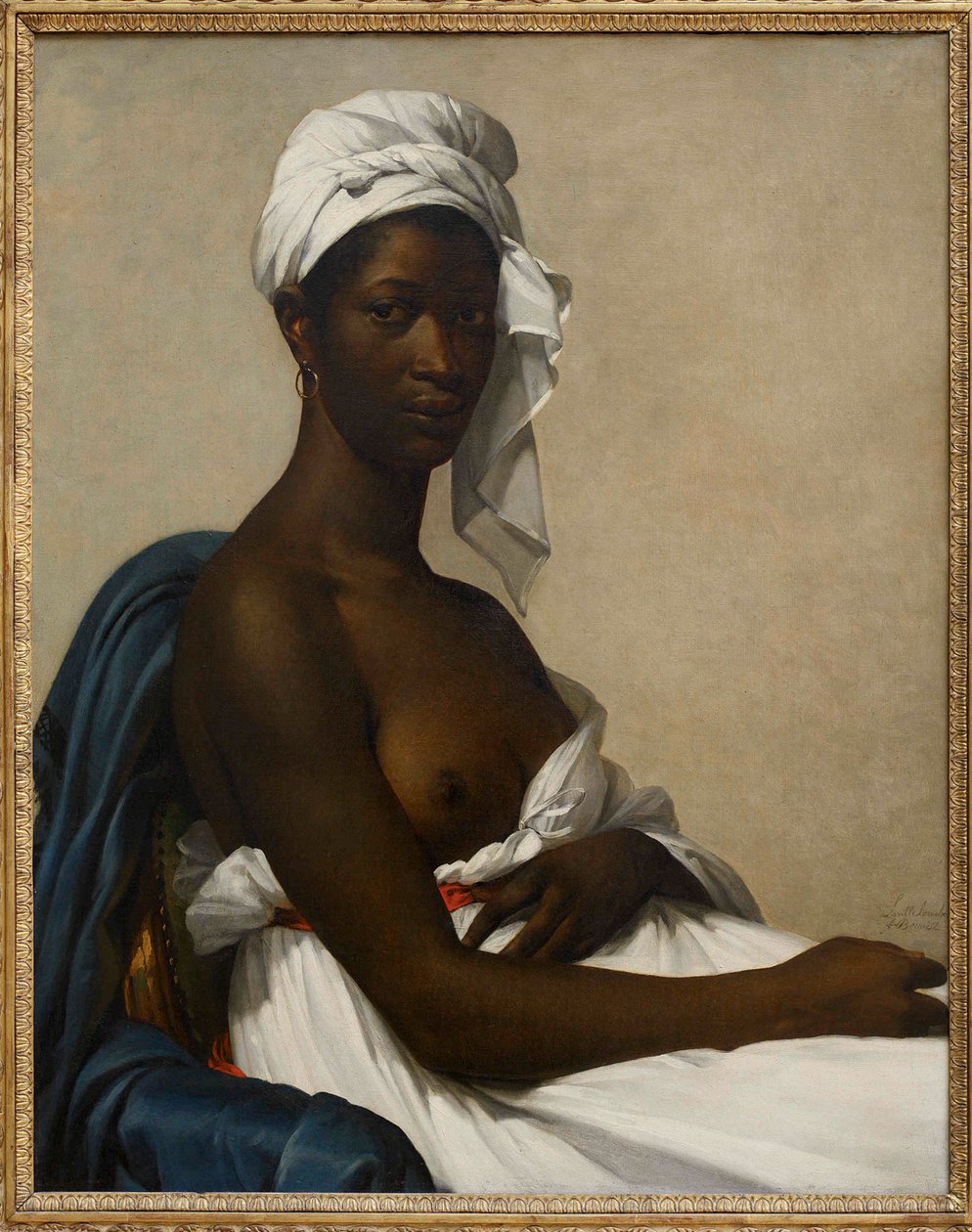 Portræt af en sort kvinde, 1800. af Marie Guillemine Benoist