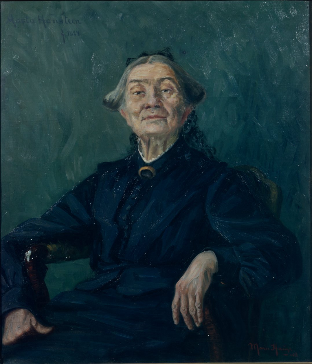 Årgang Hansteen (olie på lærred) af Marie Hauge