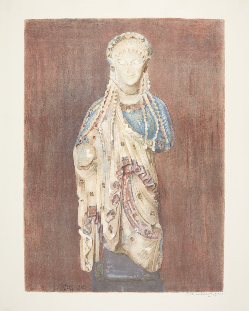 Arkaisk græsk Kore (Athen) af Marie Henriques
