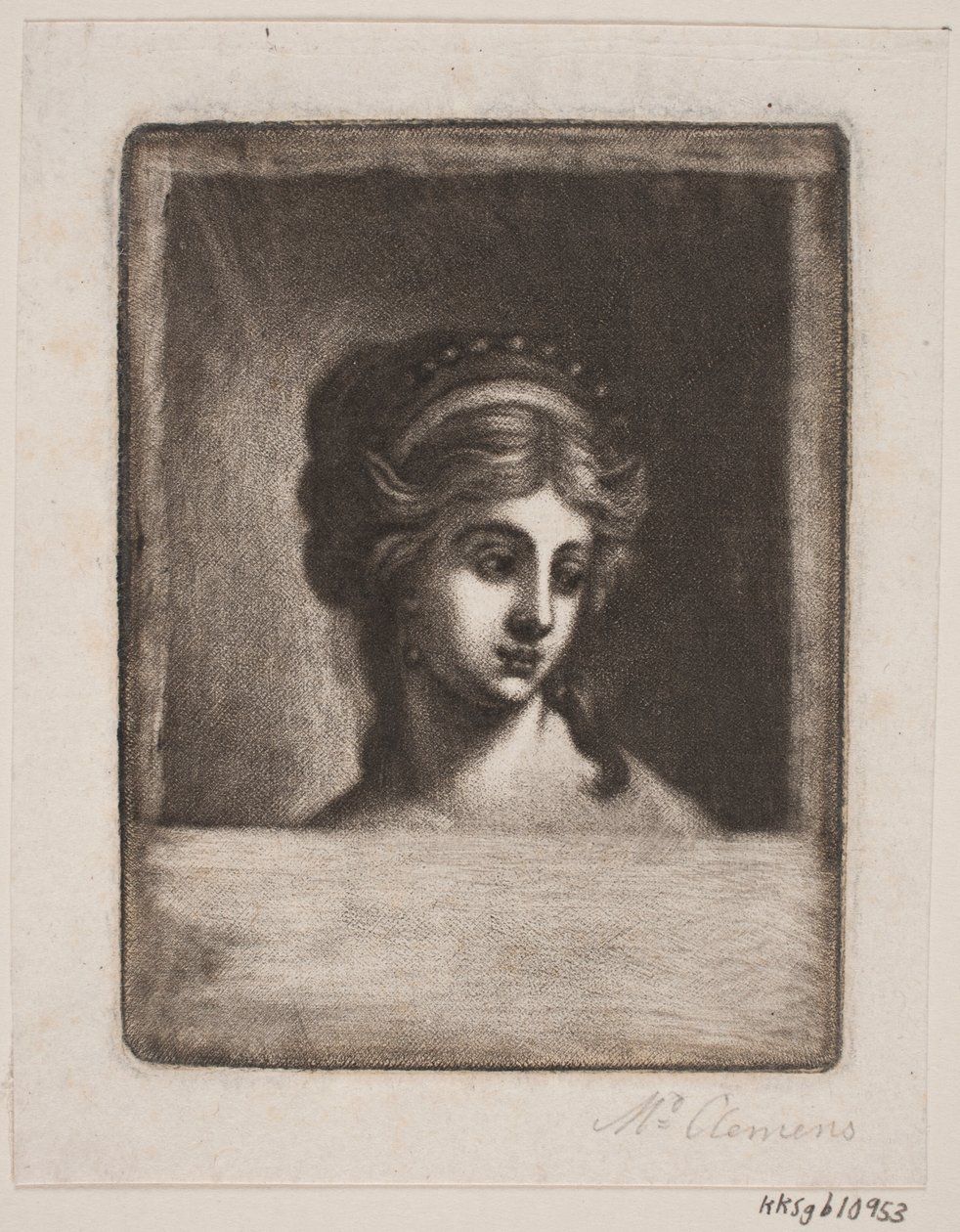 Kvindehoved af Marie Jeanne Clemens