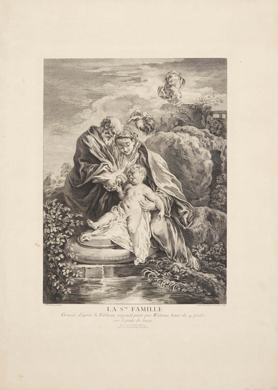Den hellige familie (La Ste Famille) af Marie Jeanne Renard Dubos