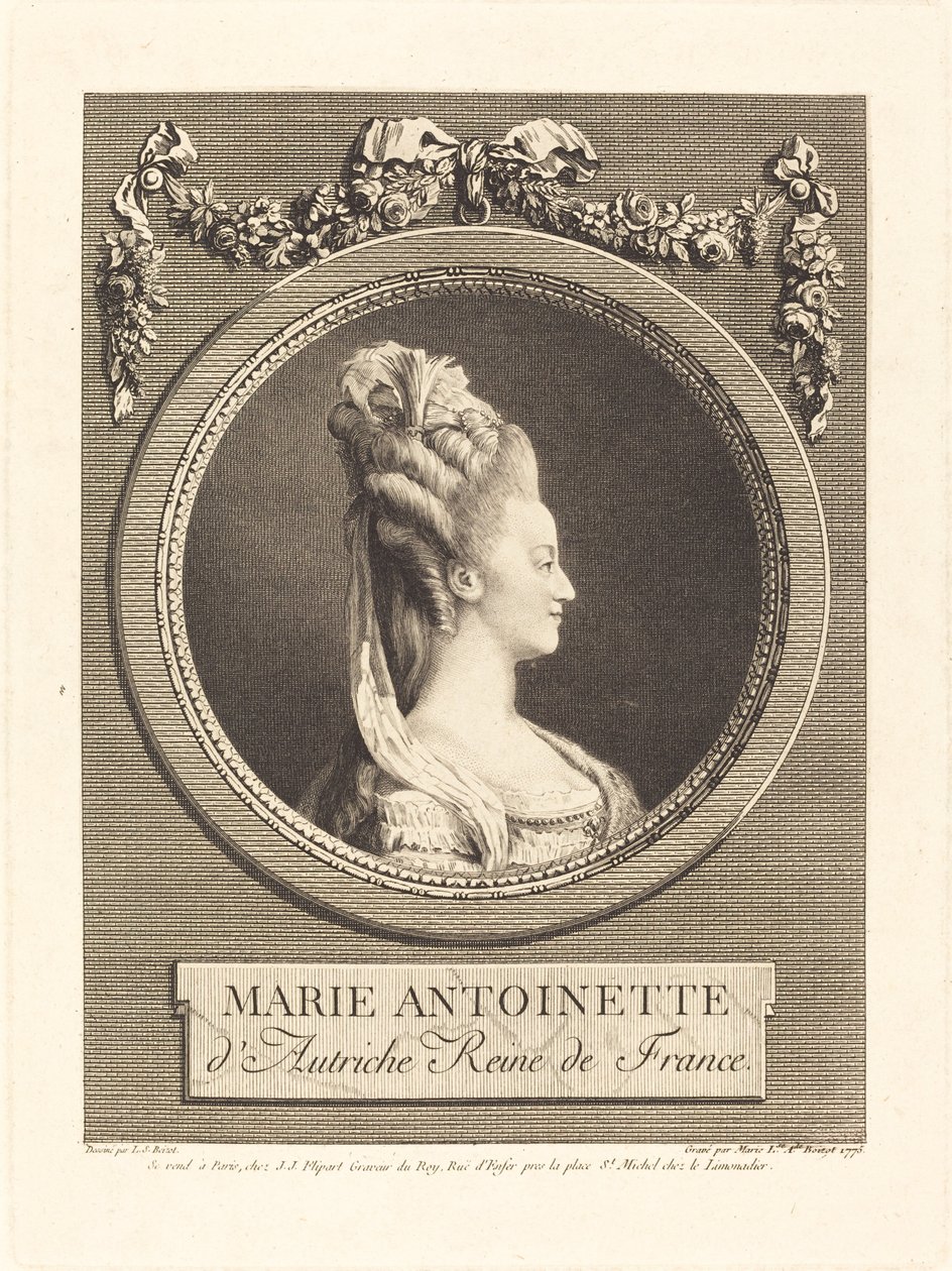 Marie Antoinette af Marie Louise Adelaide Boizot after Louis Simon Boizot