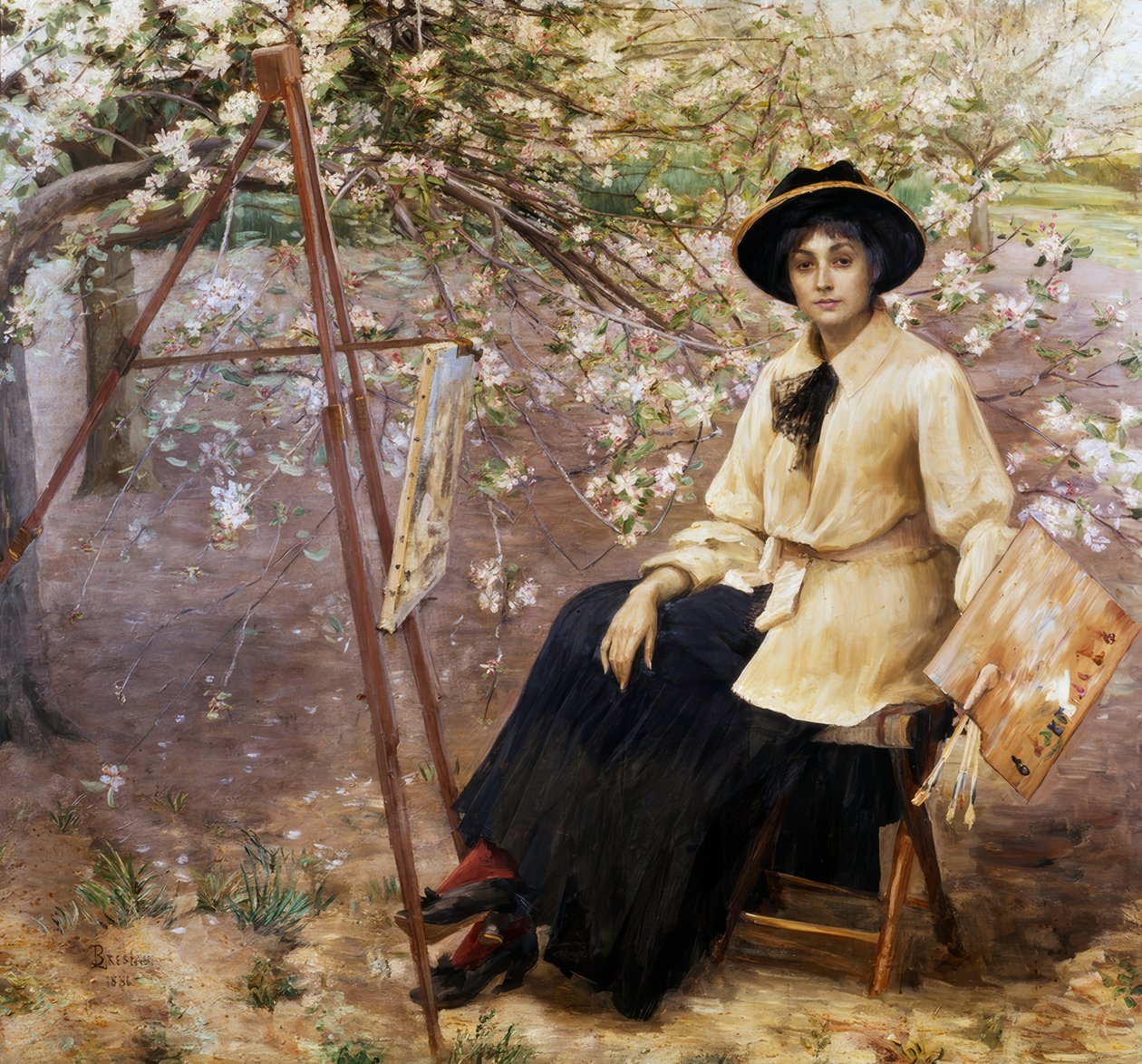Mlle Julie Feurgard af Marie Louise Catherine Breslau