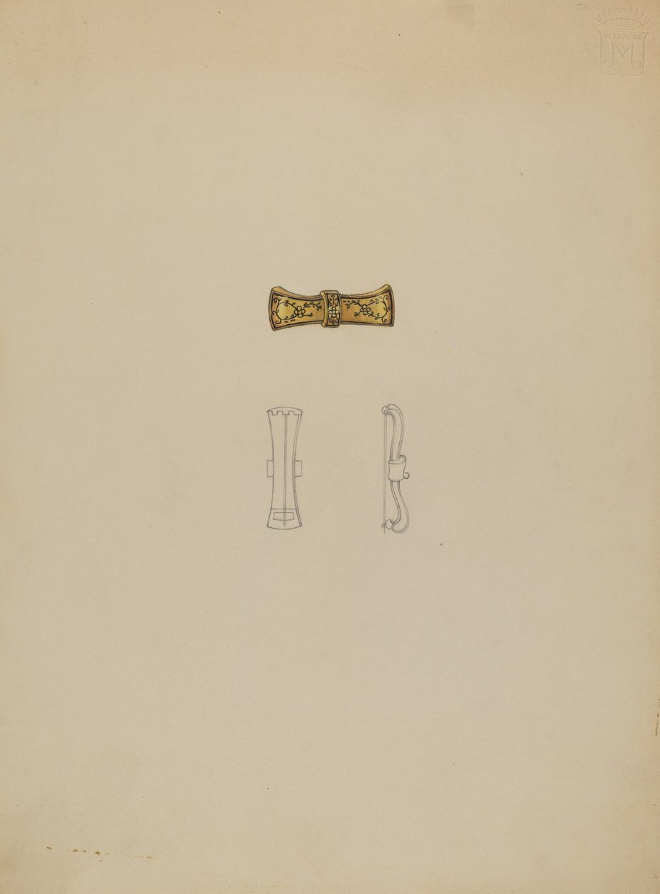 Broche, ca. 1936. af Marie Mitchell