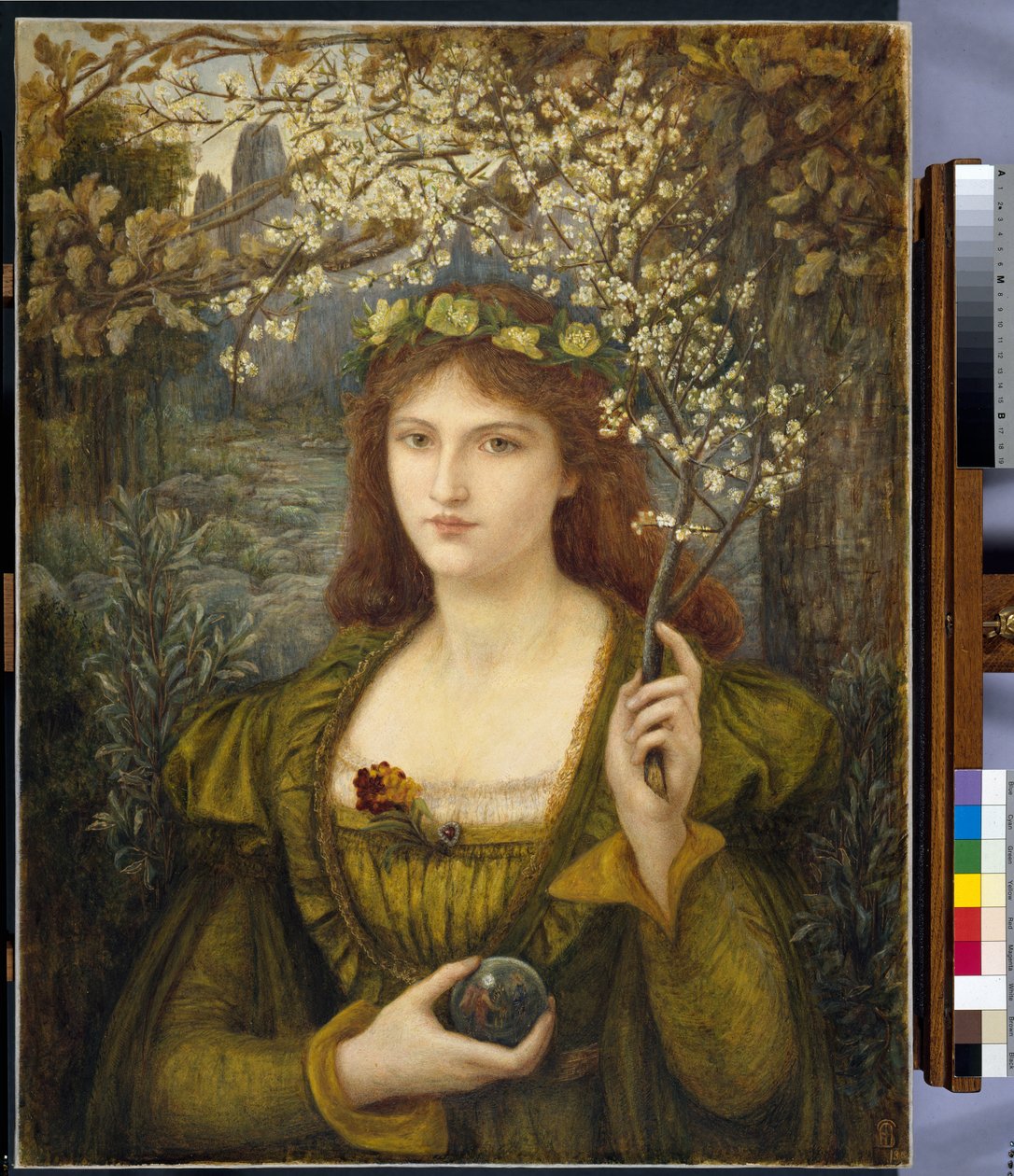 Madonna Pietra Degli Scrovigni af Marie Spartali Stillman
