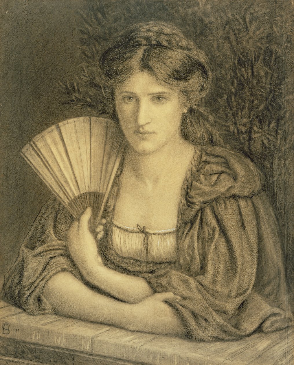 Selvportræt af Marie Spartali Stillman