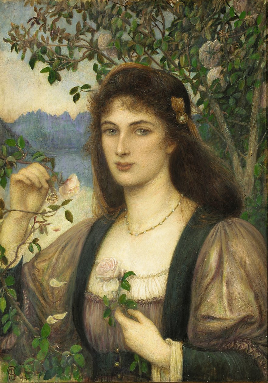 Rosen fra Armidas have, 1994 af Marie Spartali Stillman