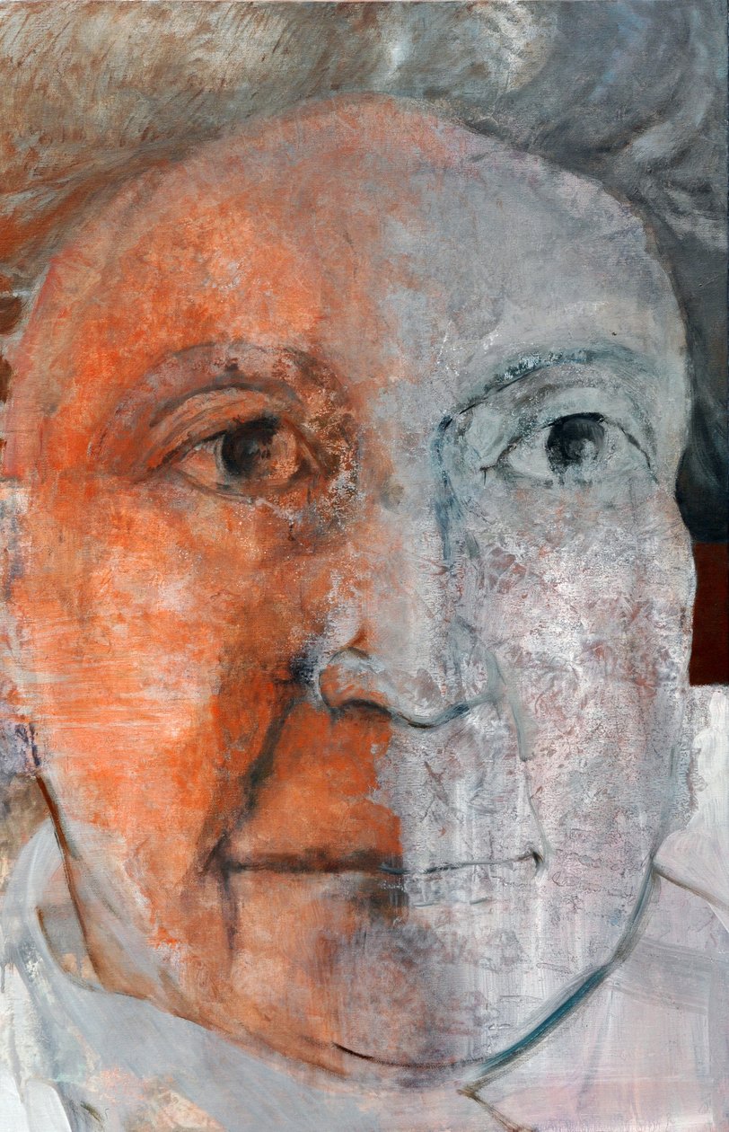Vultus, 2014 (olie på lærred) af Marina Falco