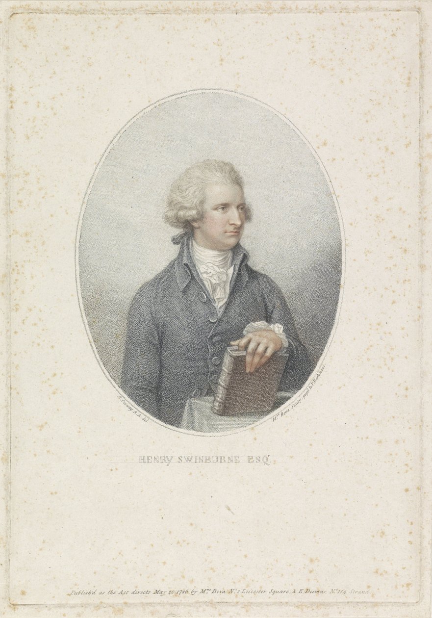 Portræt af Henry Swinburne af Marino Bovi