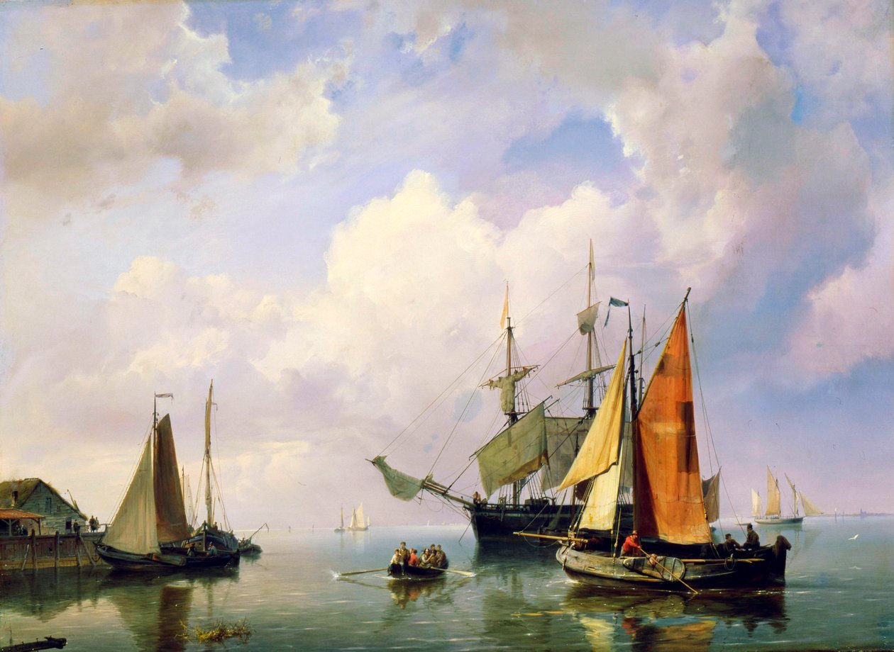 Et havlandskab, midten af 1800-tallet. af Marinus Adrianus Koekkoek