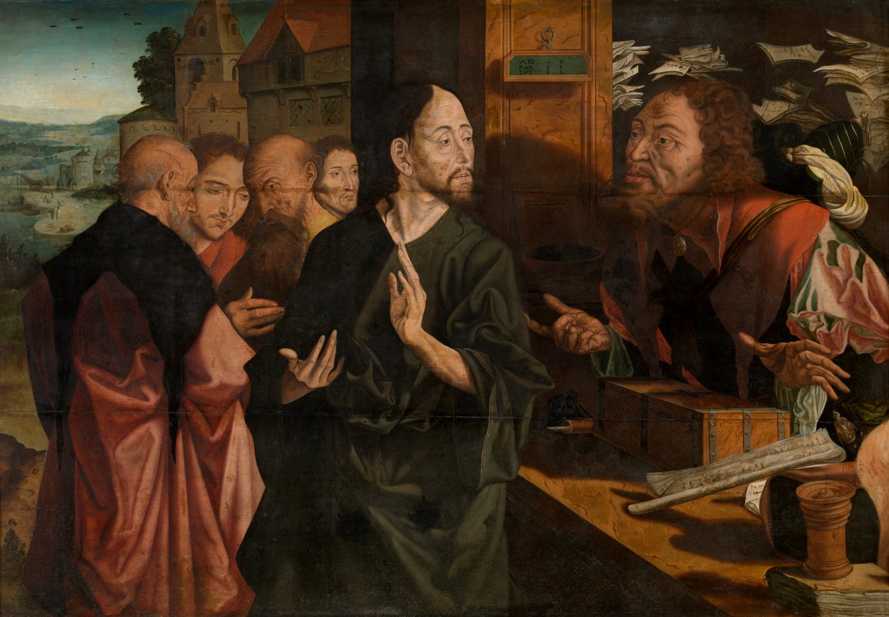 Kaldelse af Matthew af Marinus van Reymerswaele