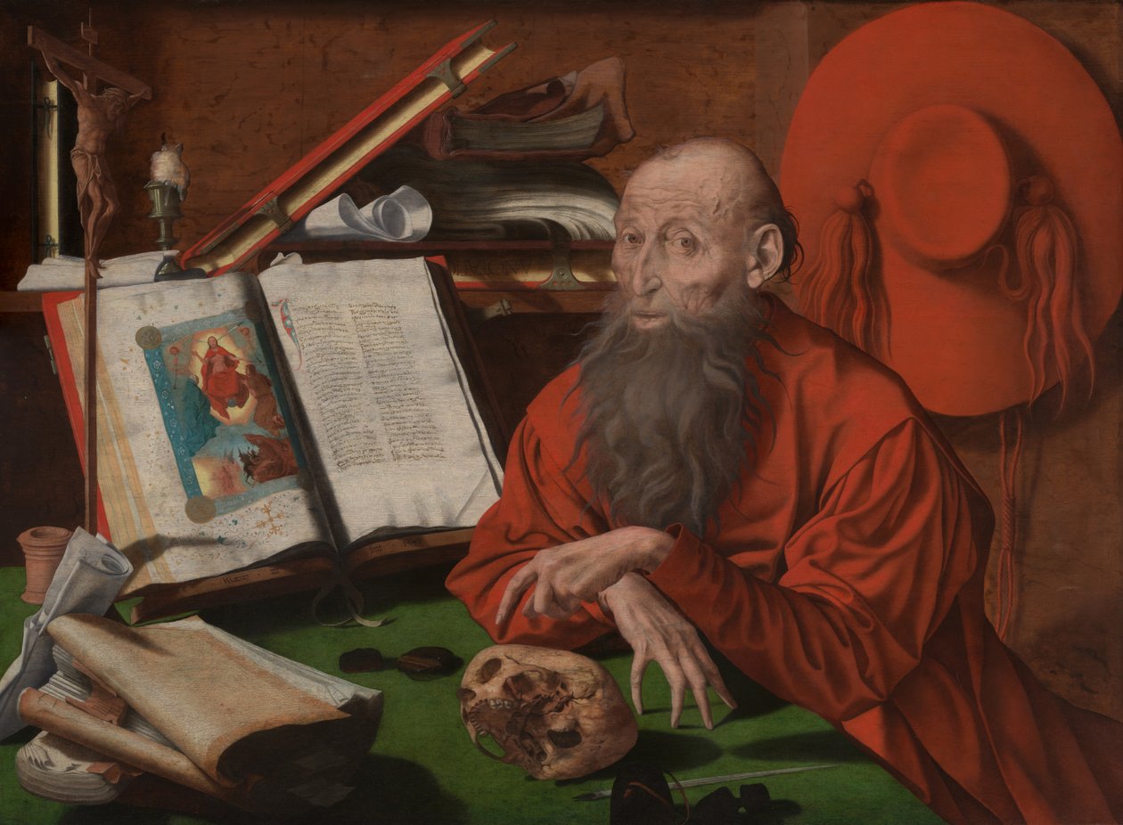 Sankt Jerome af Marinus van Reymerswaele
