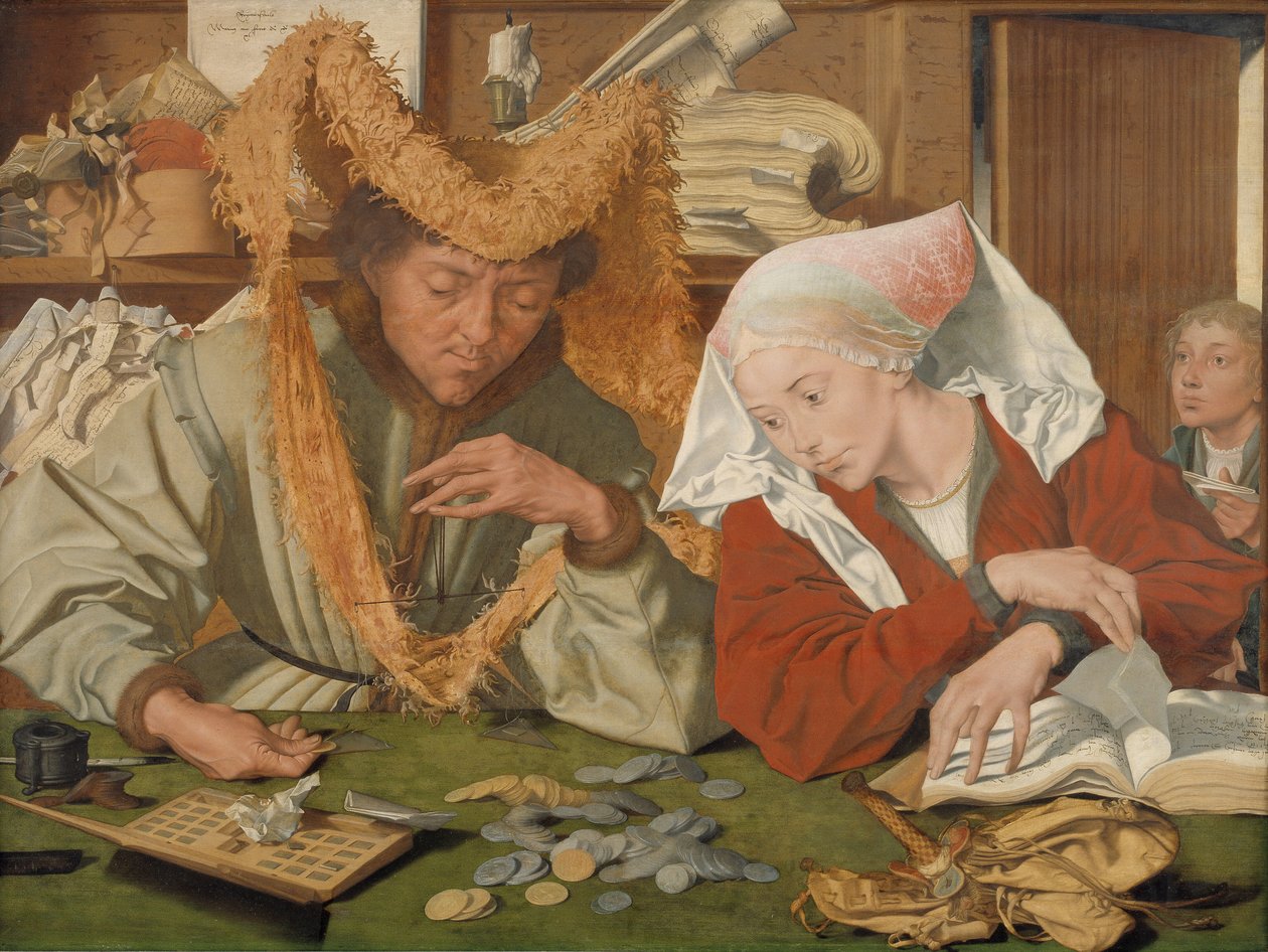 Købmanden og hans Hustru af Marinus van Reymerswale