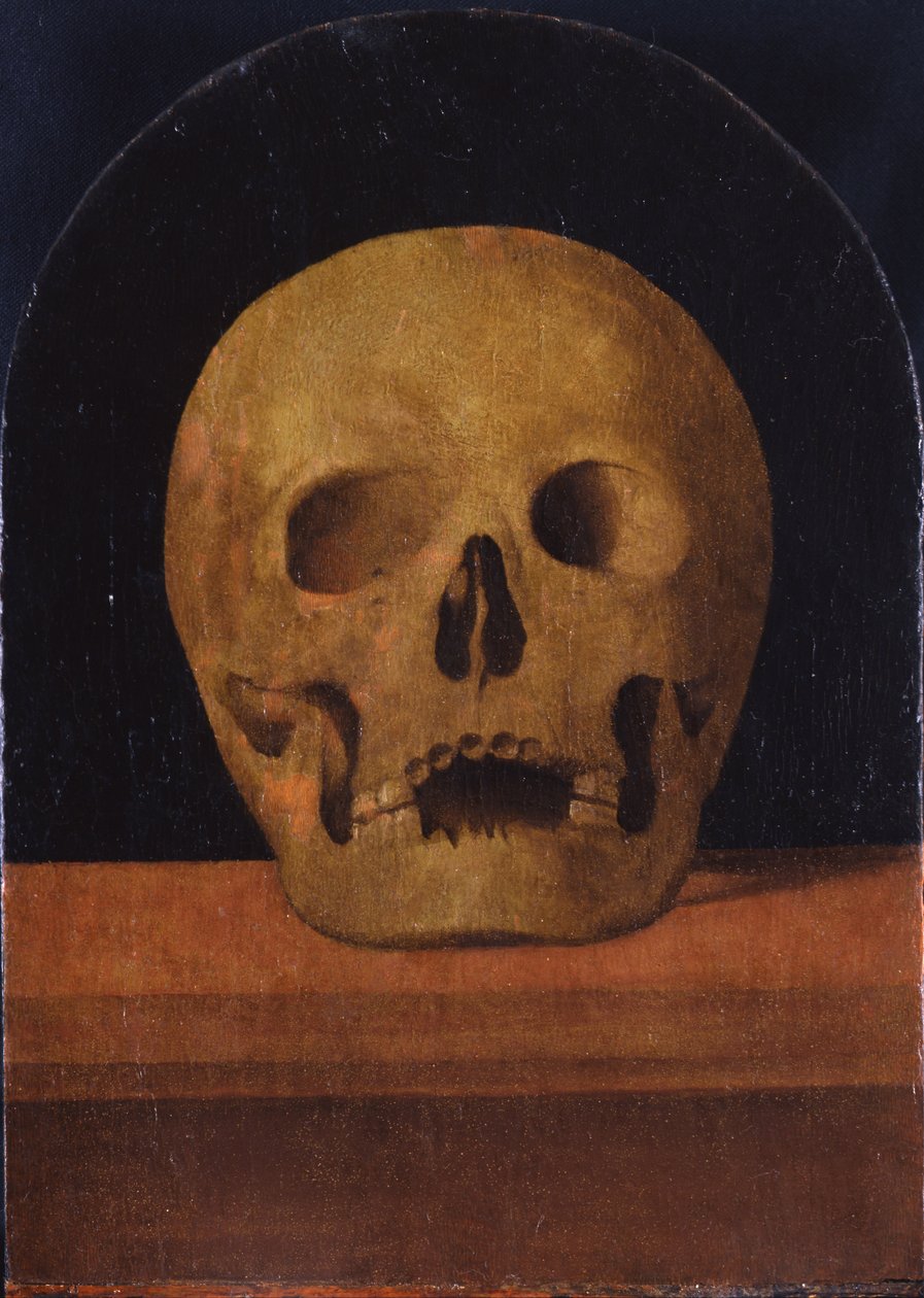 Memento mori. Bagsiden af triptykonen, 1500 af Mariotto Albertinelli