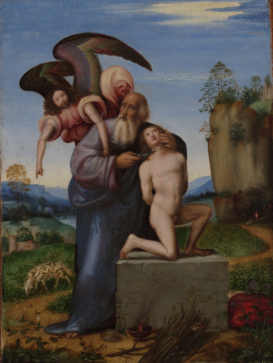Isaks ofring af Mariotto Albertinelli