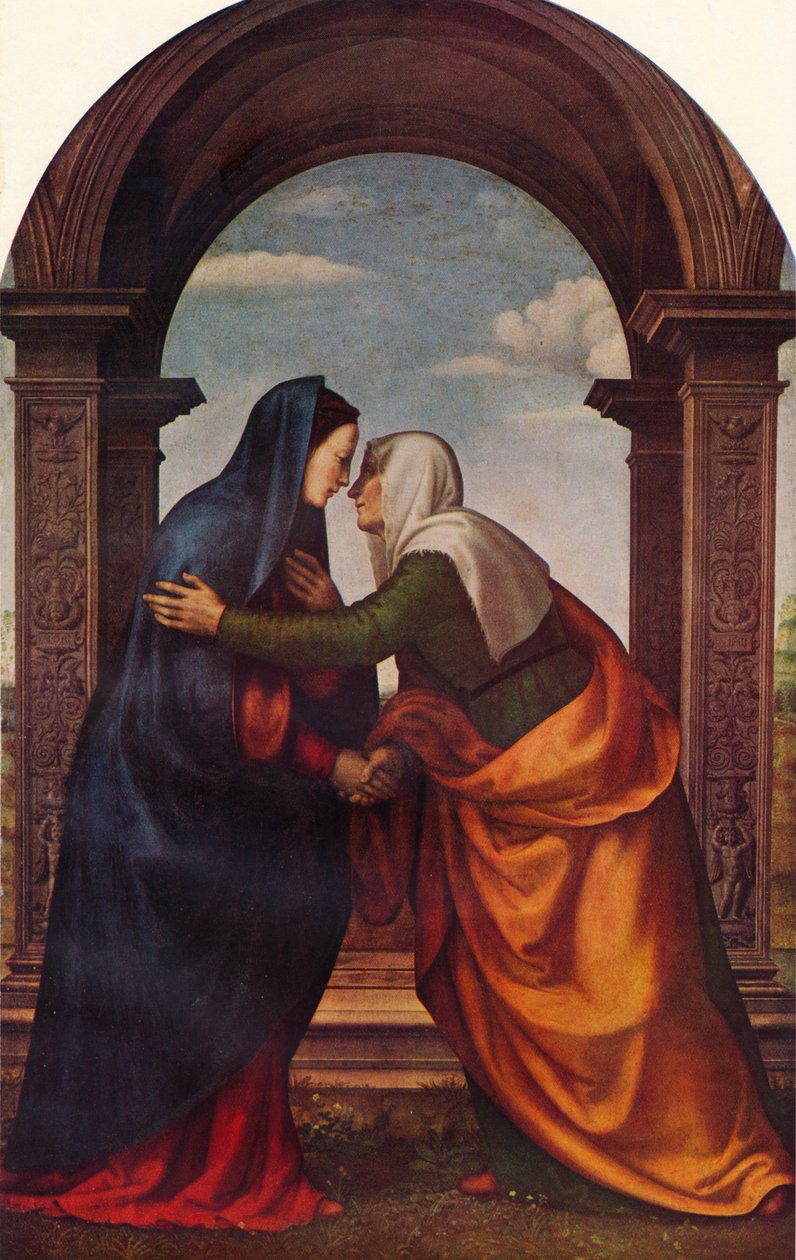Visitationen, 1503, 1938 af Mariotto di Bigio di Bindo Albertinelli