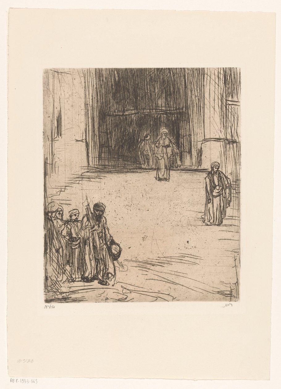 Moské i Konstantinopel af Marius Bauer (signed by artist)
