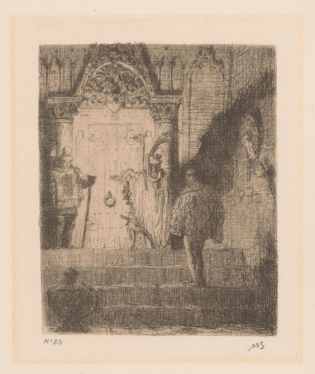 magisk dør af Marius Bauer (signed by artist)