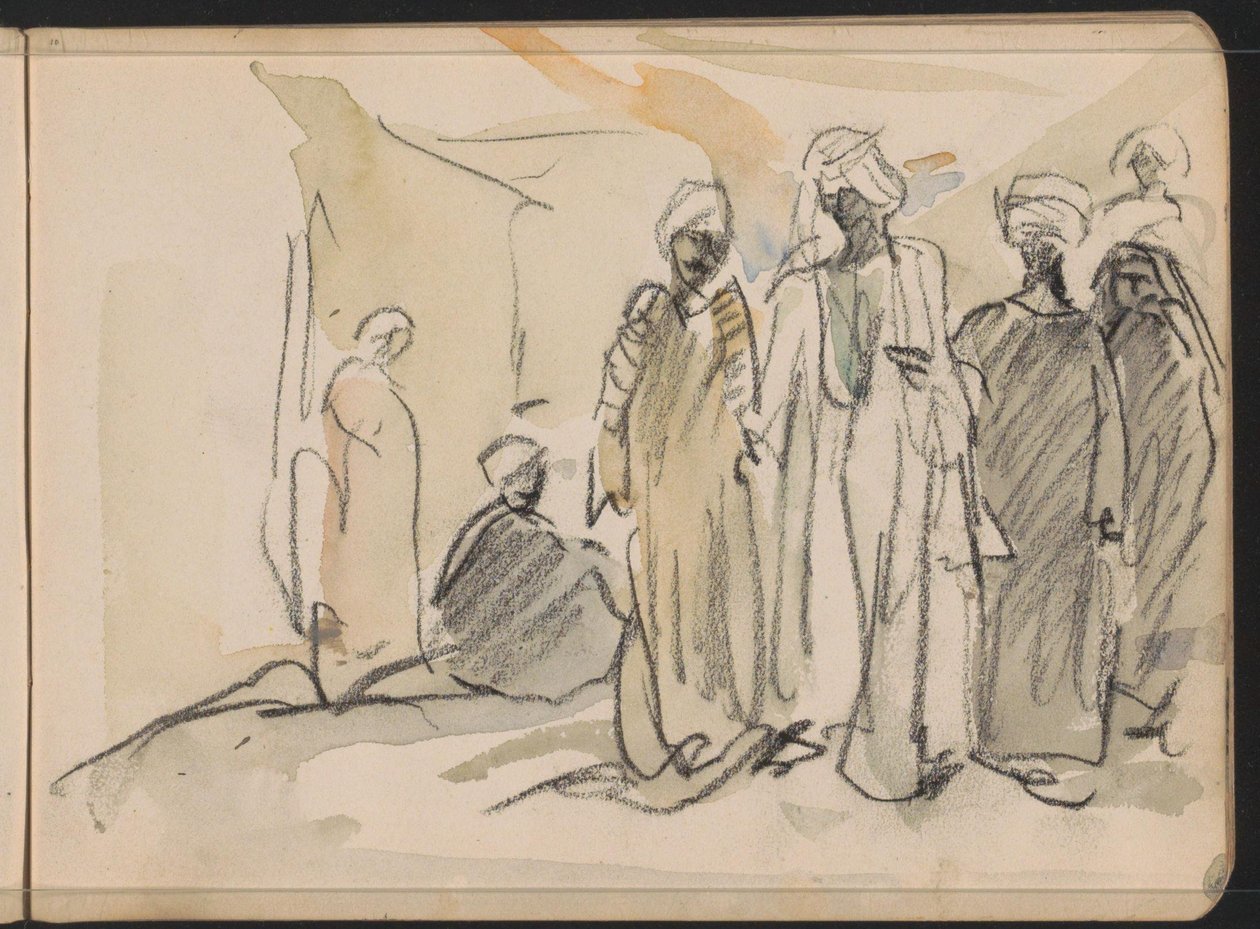 Gruppe af egyptere af Marius Bauer