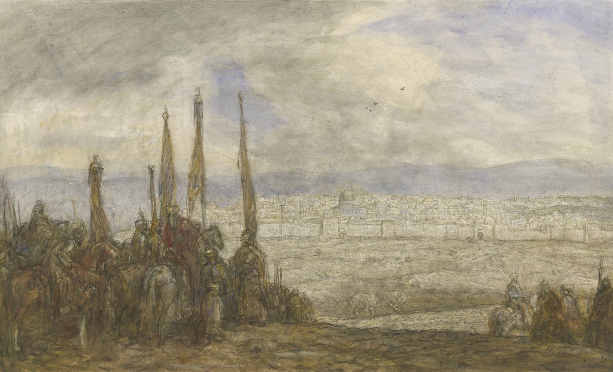 Tyrkisk hær til Jerusalem af Marius Bauer