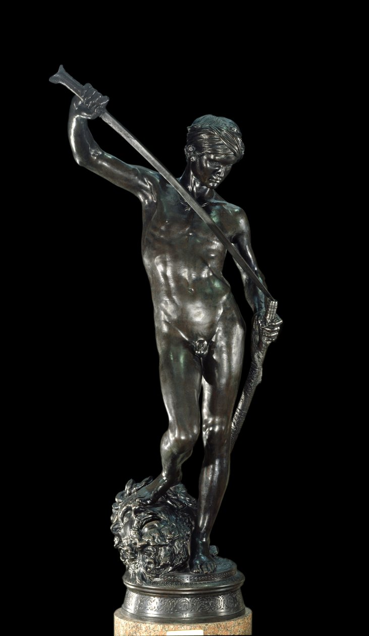 David Bronzeskulptur af Antonin Mercia (1845-1916) Paris, Musee d