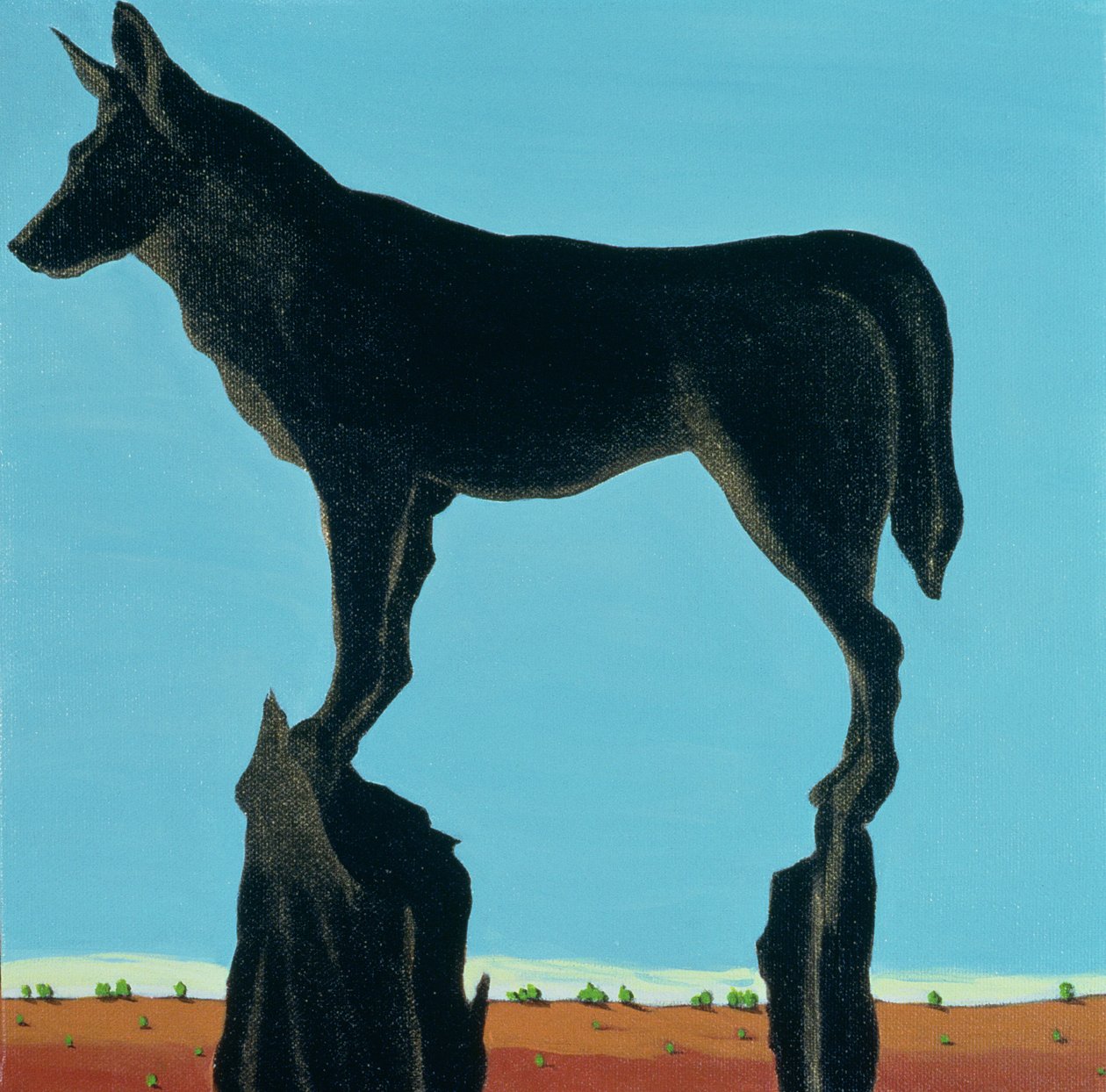 A Chestertown Moment (Low Tide), 1999 (akryl på lærred) af Marjorie Weiss