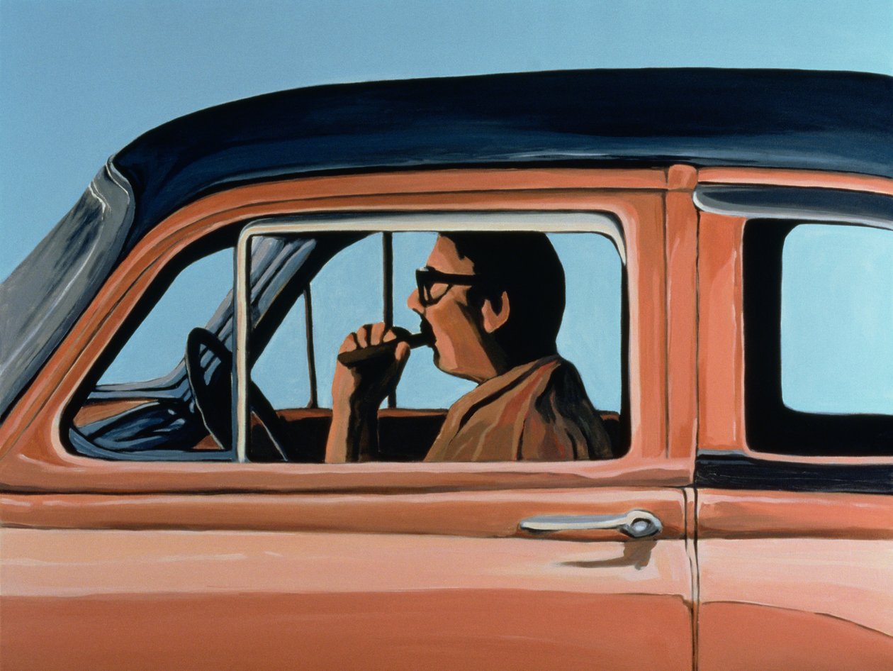 Cuban Portrait #1, 1996 (akryl på lærred) af Marjorie Weiss