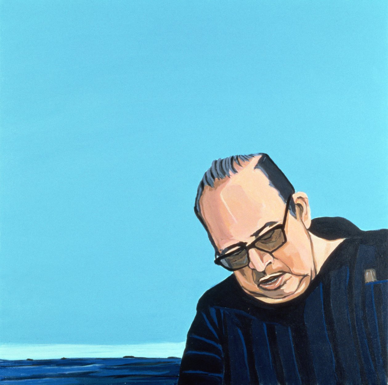 Cuban Portrait #7, 1996 (akryl på lærred) af Marjorie Weiss
