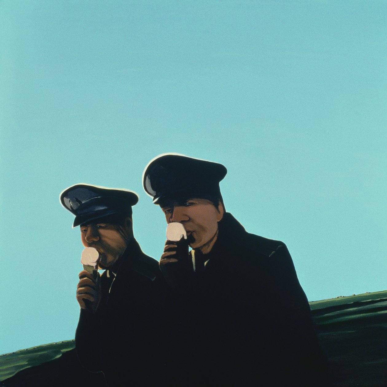 Cubansk portræt nr. 6, 1996 (akryl på lærred) af Marjorie Weiss