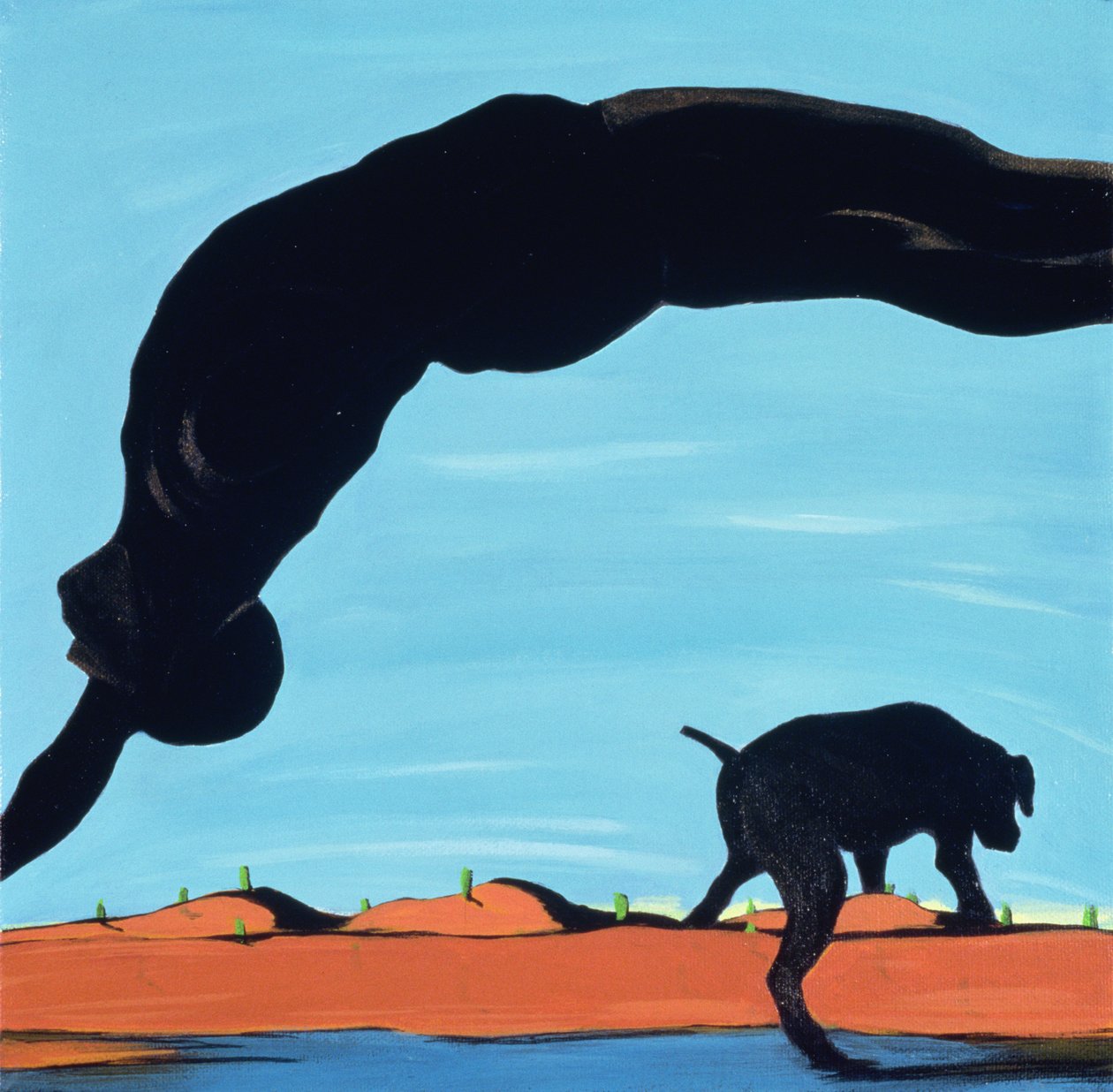 The Pride of Chestertown, 2000 (akryl på lærred) af Marjorie Weiss