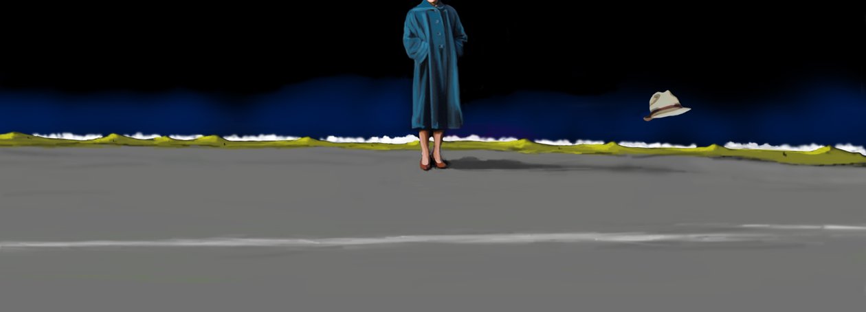 Night Lives Scene 1, 2016 (digitale medier) af Marjorie Weiss