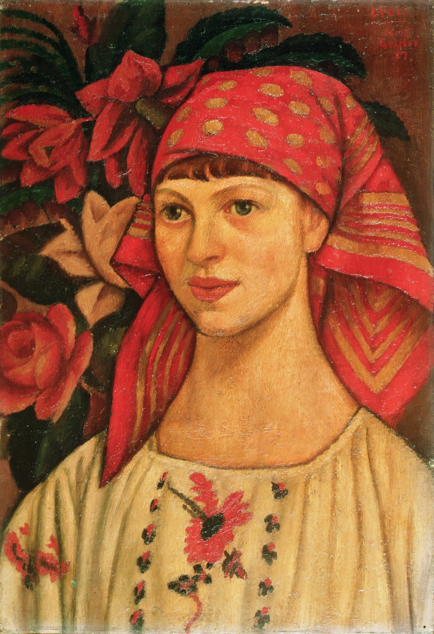 Portræt af Lydia Sherwood, 1907 af Mark Gertler
