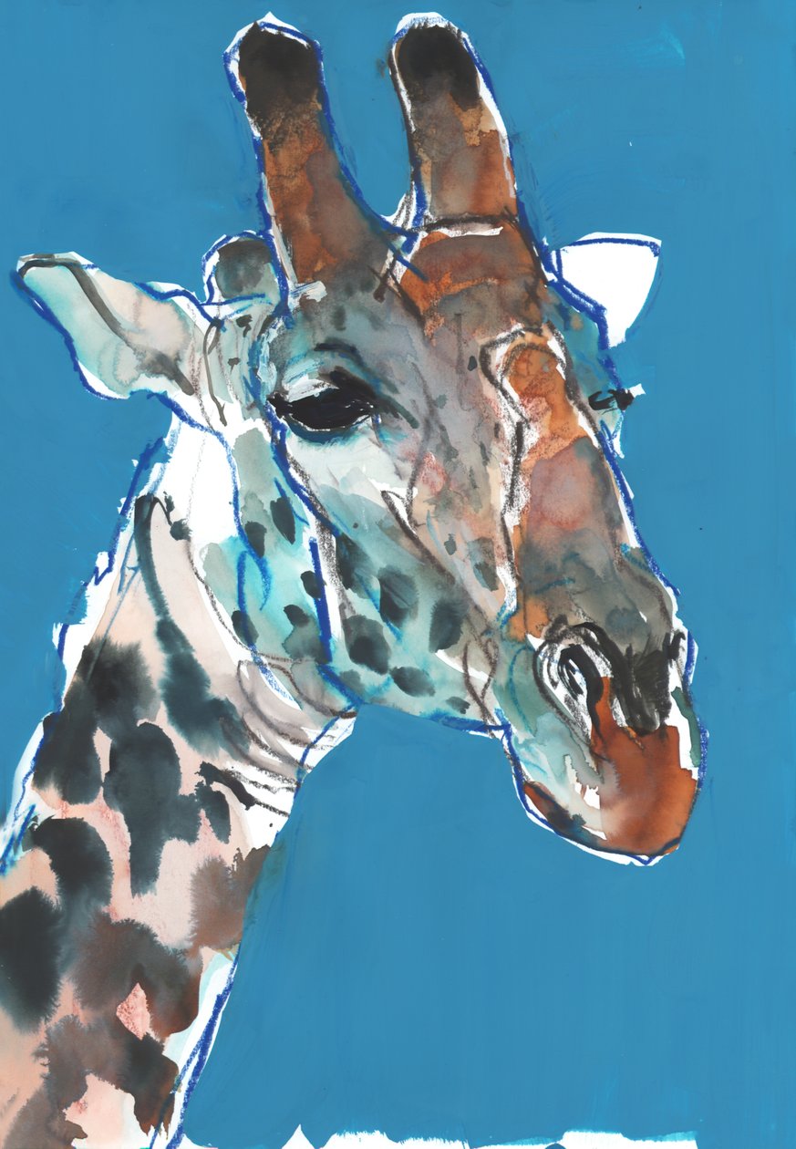 Bull Masai Giraffe, 2018 af Mark Adlington