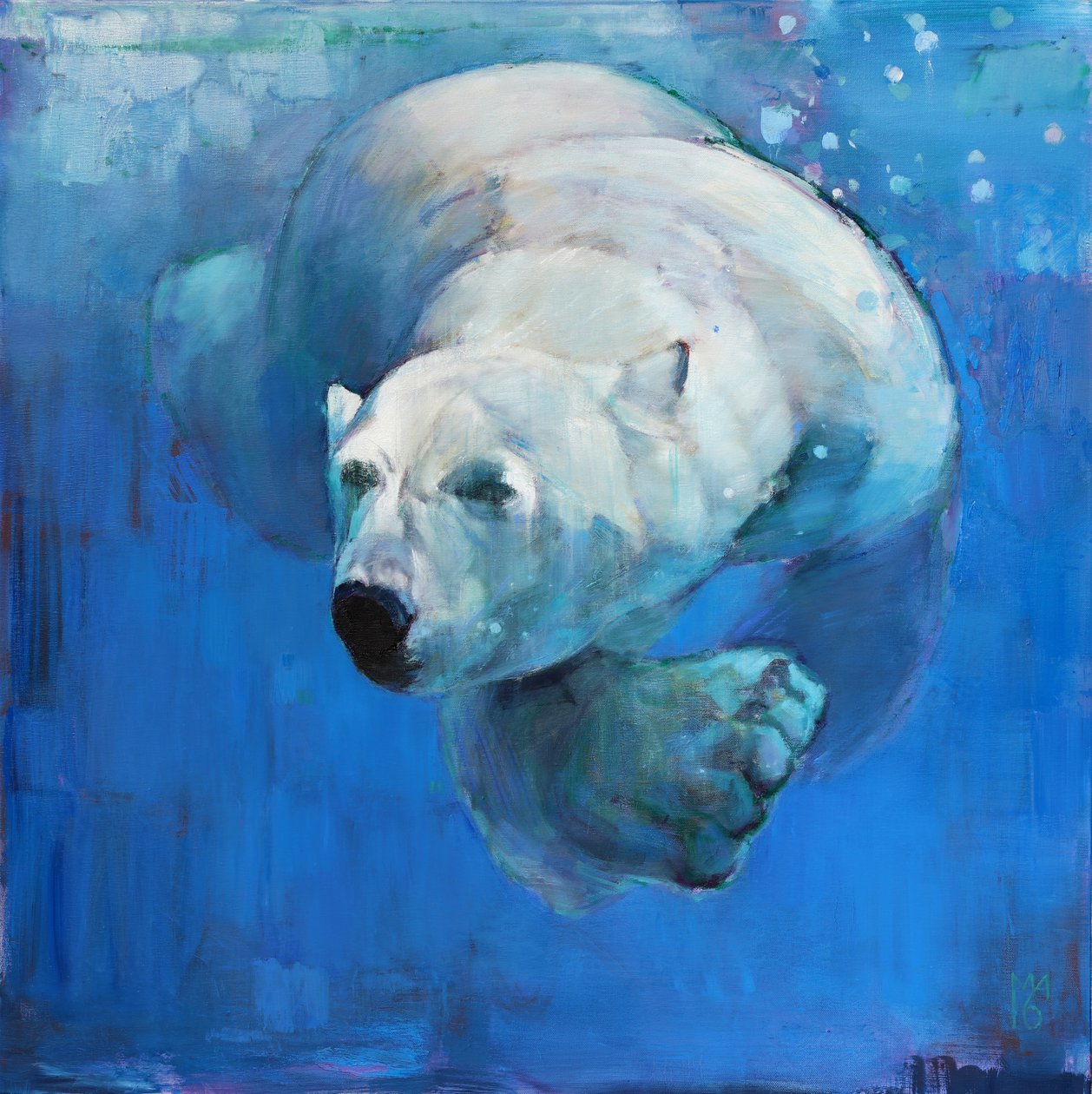 Deep Blue, 2016, af Mark Adlington