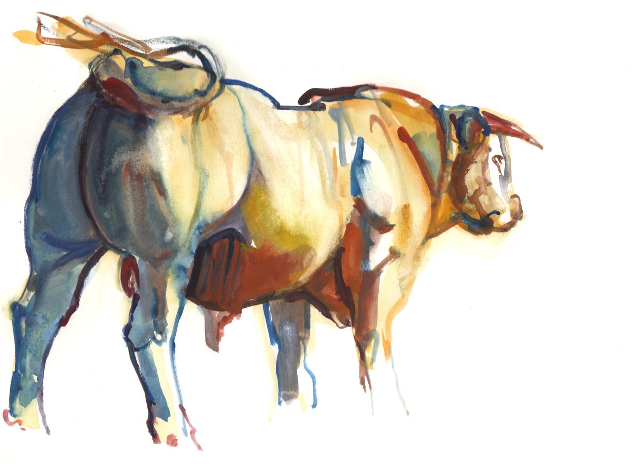 Stand Fast, 2010, (akvarel og gouache på papir) af Mark Adlington