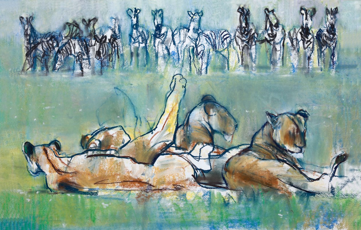 Zebra Line, 2019 af Mark Adlington