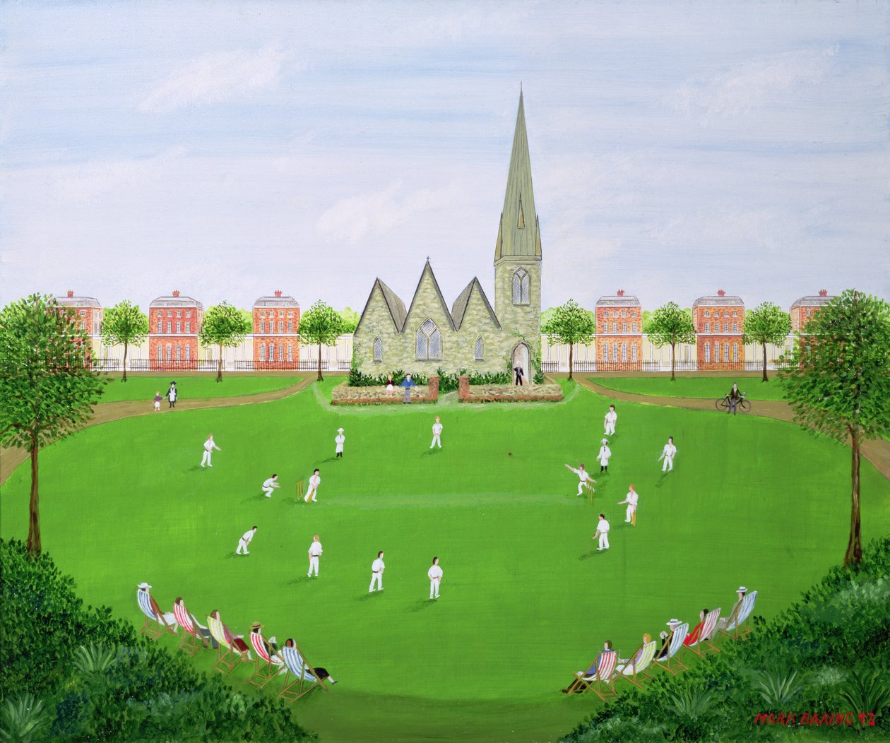 Cricket på Blackheath af Mark Baring