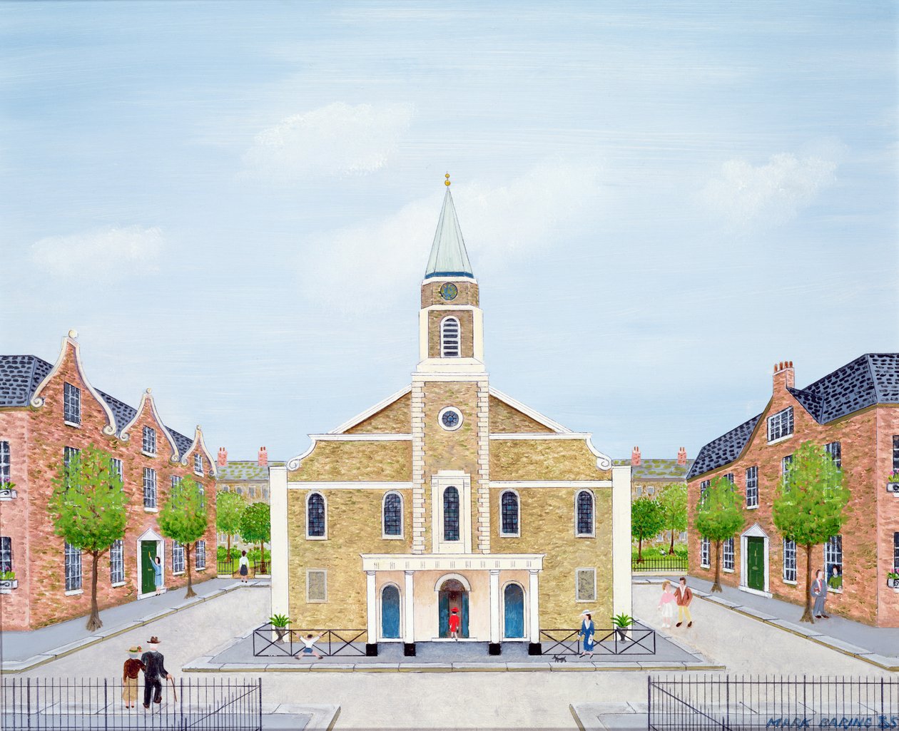 Grosvenor Chapel, London af Mark Baring