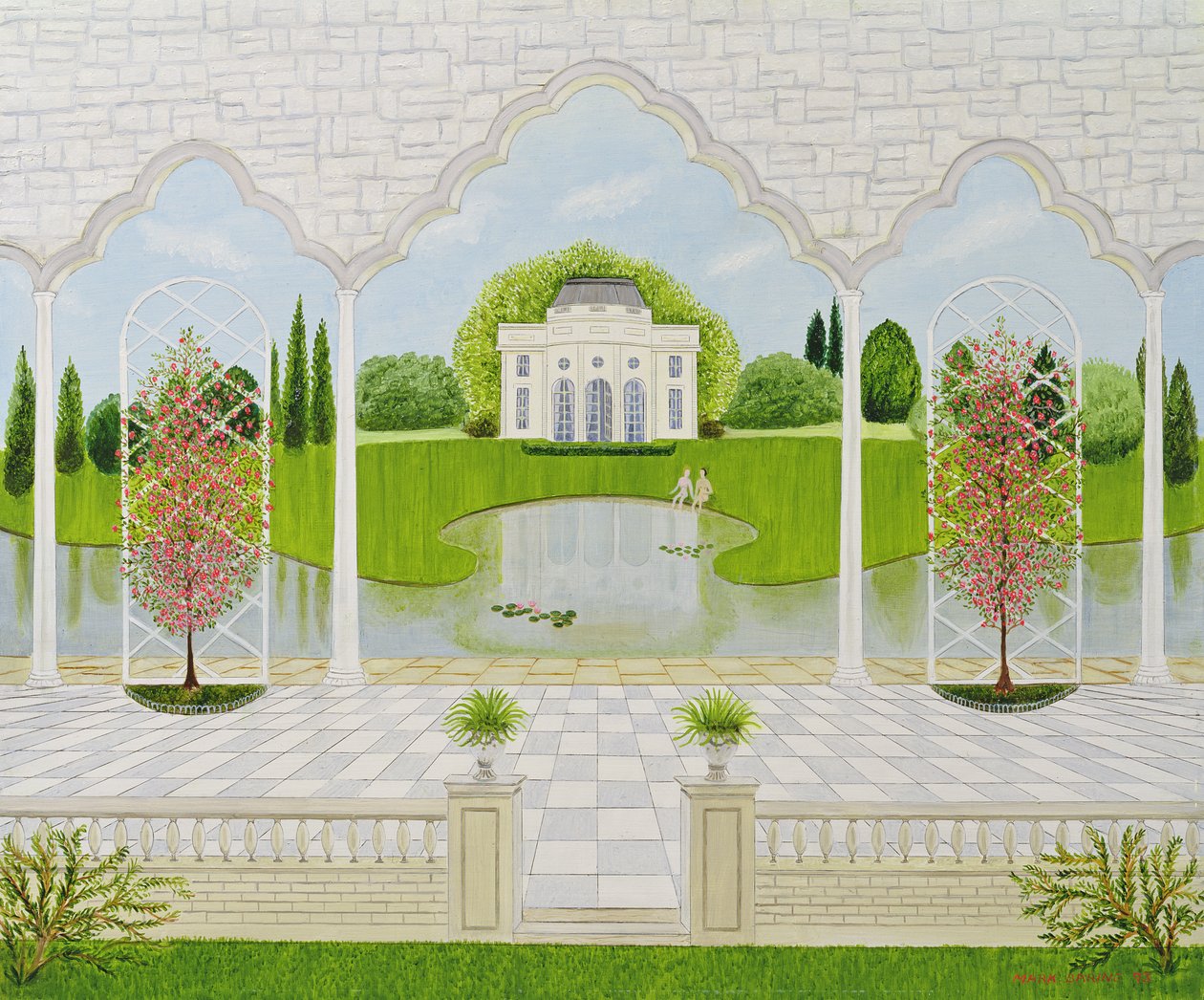 Le Chateau Rose af Mark Baring