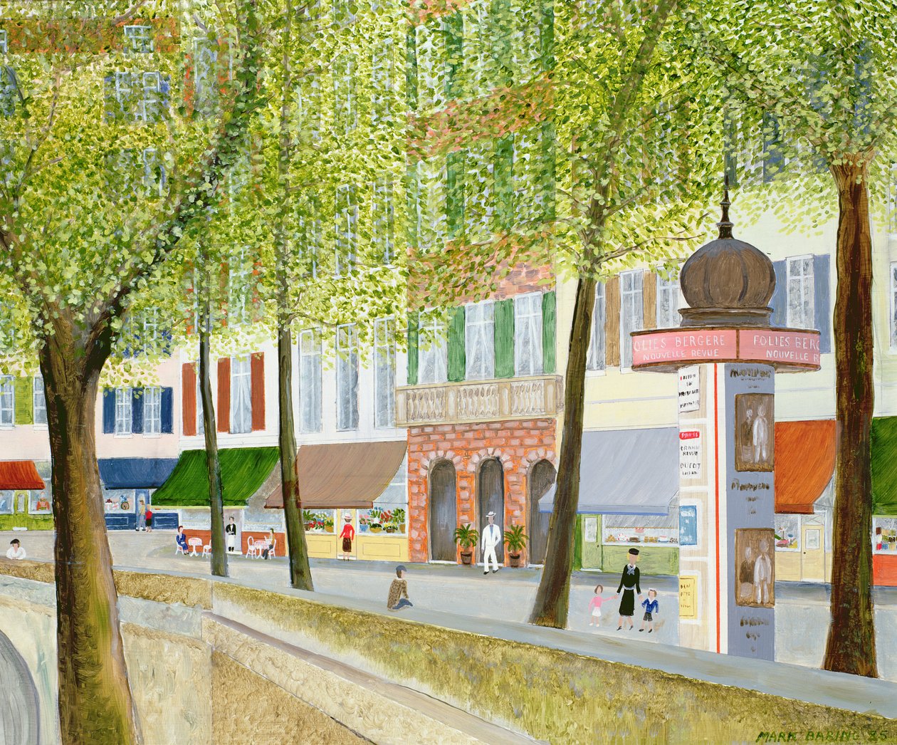 Paris-scenen af Mark Baring